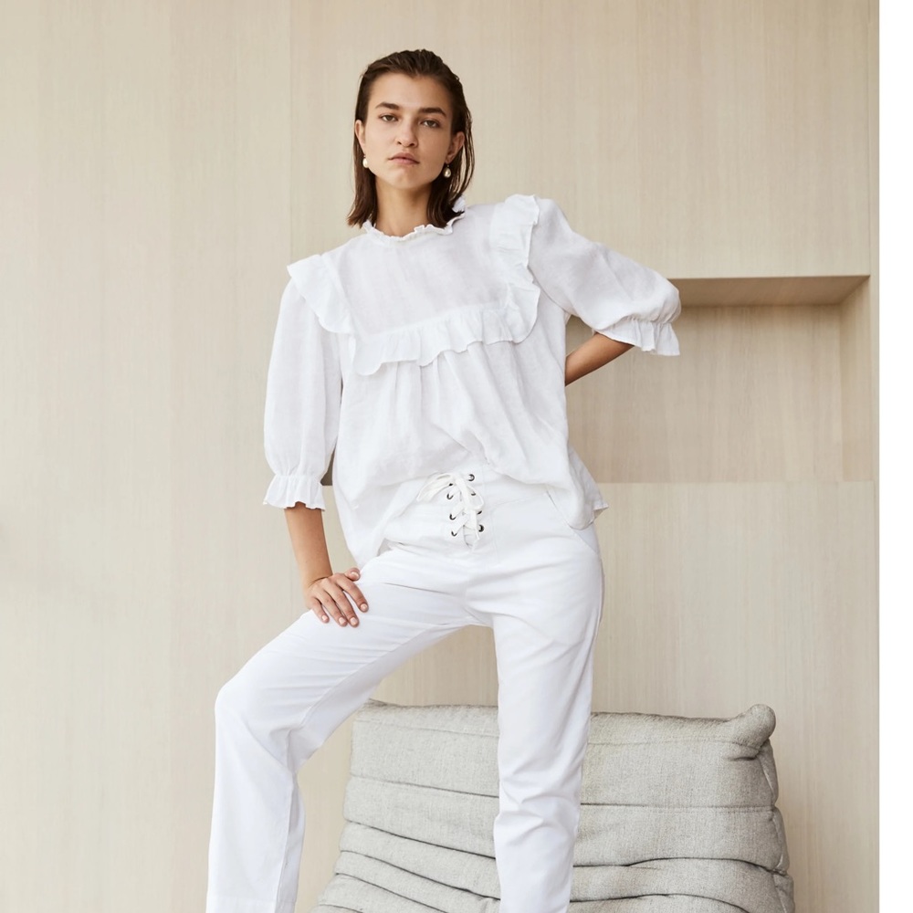 ACACIA Leblon linen top - S